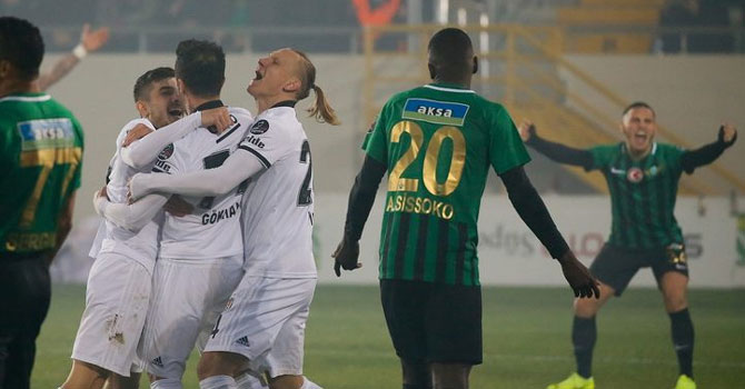 Beşiktaş Akhisarspor'u 3-1 yendi