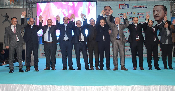 Hakkari'de Ak Parti'nin Aday tanıtım toplantısı FOTO GALERİ