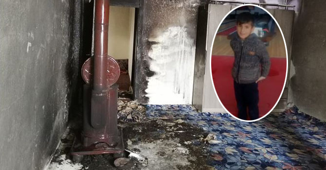 Hakkari'deki yangında ağır yaralanan minik Resul kurtarılamadı