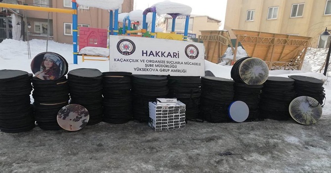 Hakkari'de kaçakçılık operasyonu