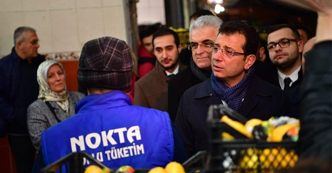 İmamoğlu’na halde davullu zurnalı karşılama