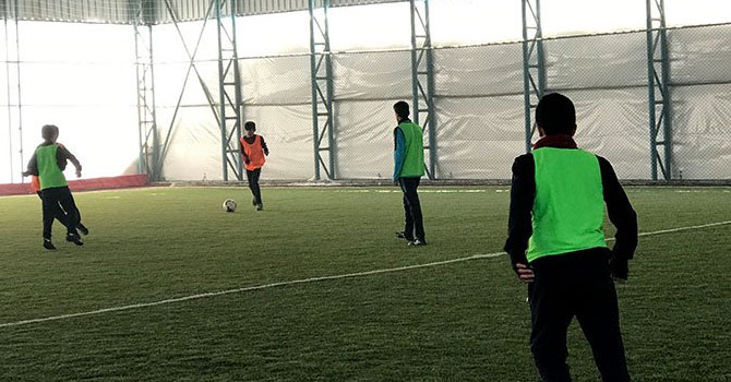 Yüksekova'da U14 Milli Takım seçmeleri yapıldı