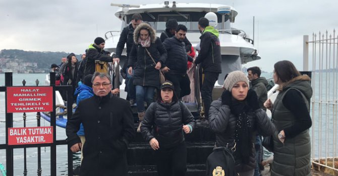 Boğaz turunda büyük şok