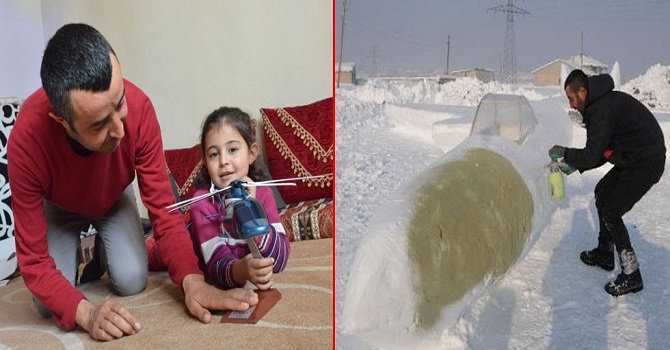 Erdoğan'dan Yüksekovalı gence helikopter hediyesi *