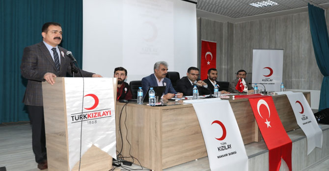 Kızılay Hakkari Şubesi kongreye gitti!