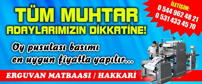 Hakkari'de muhtar adayların tek adresi!