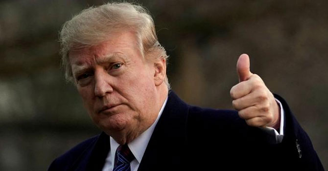 Trump'tan IŞİD'e karşı "yüzde 100" zafer açıklaması