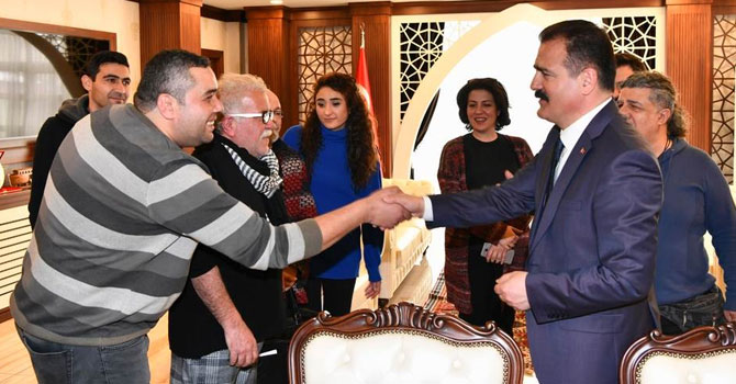 'Hikaye-i Kaymakam' ekibinden Vali Akbıyık'a ziyaret