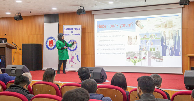 Hakkari'de 'Sigara Bırakma Yöntemleri' semineri düzenlendi