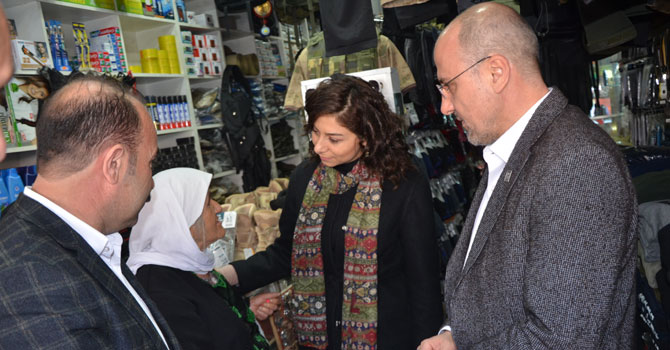 HDP’li Şık Hakkari’de seçim çalışmasında!