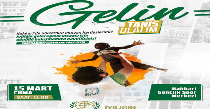 İHH Hakkari Şubesinden etkinliğe davet!