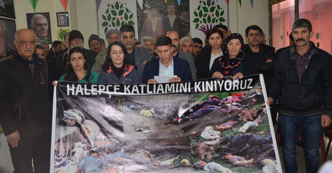 HDP ve DBP Hakkari'de Halepçe katliamı kınadı