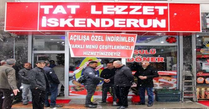 Hakkari’de “Tat Lezzet İskenderun” hizmete açıldı