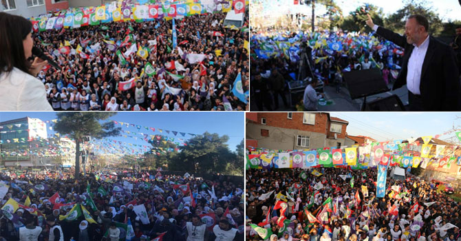 Temelli Siirt'te, Buldan İstanbul'da halka hitap etti!