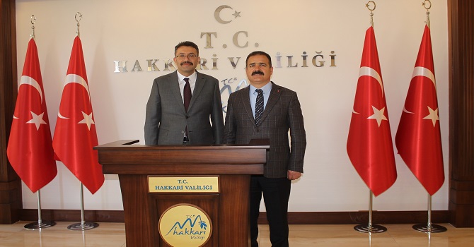 İçişleri Bakanlığı İller İdaresi Genel Müdürü Ali Çelik Hakkari'de