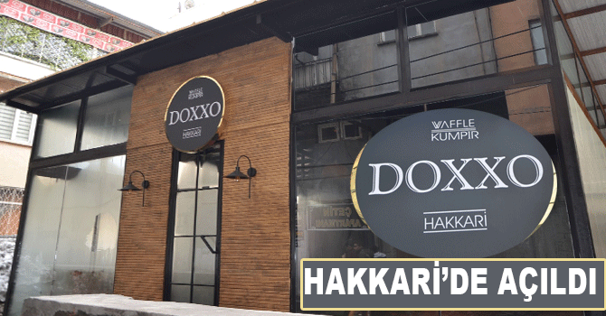 DOXXO WAFFLE Hakkari’de hizmete girdi!