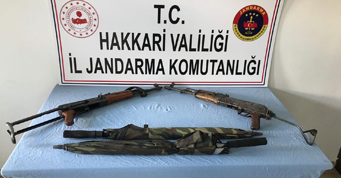 Hakkari'de mühimmat ele geçirildi