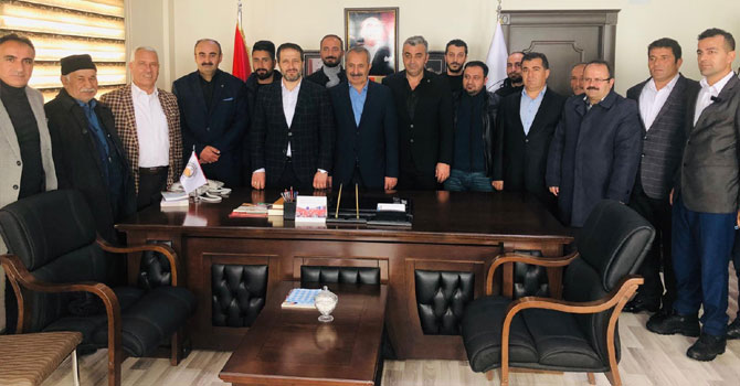 Ak Parti ve MHP'den Demirci'ye tebrik ziyareti