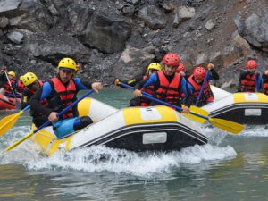 Zap’ta rafting şampiyonasına hazırlanıyorlar!