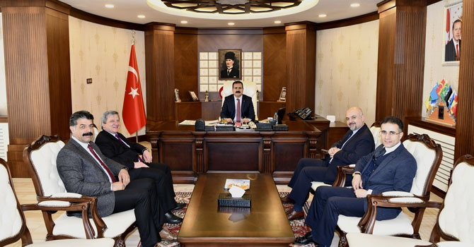 VEDAŞ VE VEPSAŞ Genel müdürlerinden Vali Akbıyık'a ziyaret