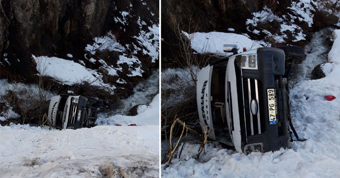 Durankaya yolunda kaza