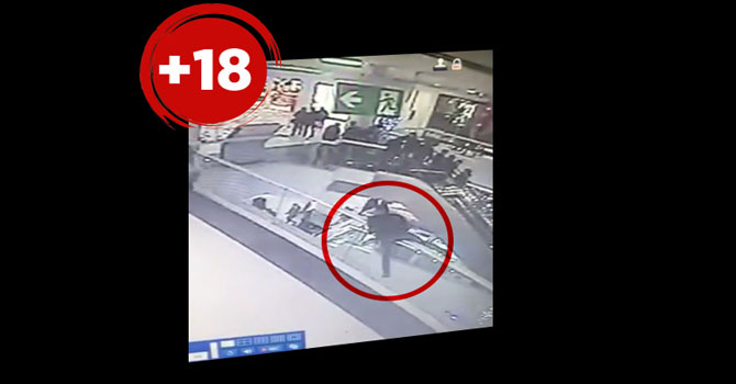 Van AVM'deki intihar kameralara böyle yansıdı