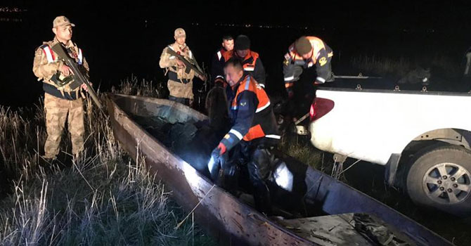 Van'da kaçak avlanan 1.9 ton İnci Kefali ele geçirildi