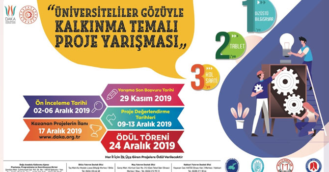 Üniversiteliler Gözüyle Kalkınma Temalı Proje Yarışmasının başvuru süresi uzatıldı