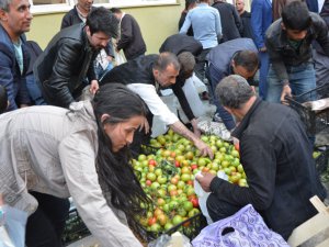 Hakkari’de ucuz sebze izdihamı!