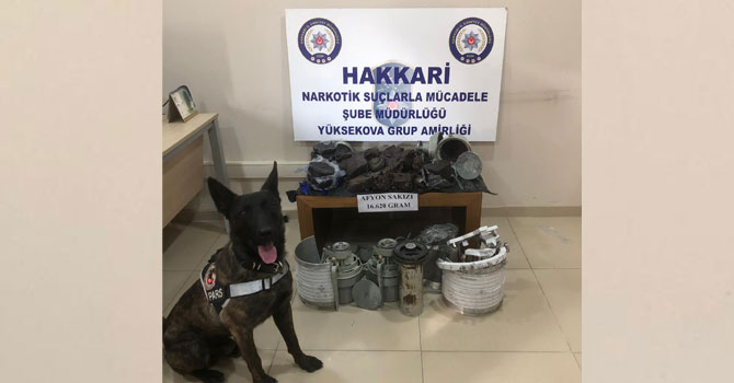 Hakkari'de uyuşturucu operasyonu!