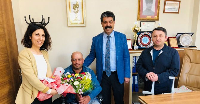 Vedaş’tan engellilere ziyaret