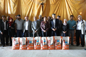 İpekyolu Belediyesinden çiftçilere tohum desteği