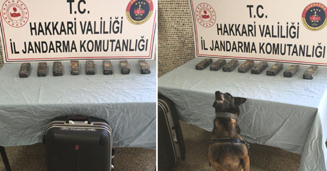 Yolcu minibüsünde eroin ele geçirildi