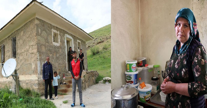 Tek gözlü okul lojmanında yaşam mücadelesi