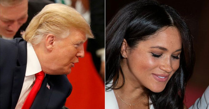 Trump, Markle'a önce 'iyi prenses' sonra 'edepsiz' dedi