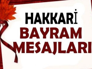 Hakkari Ramazan Bayramı mesajları