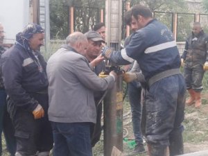 Yüksekova'da arızalanan 14 nolu sondaj onarıldı