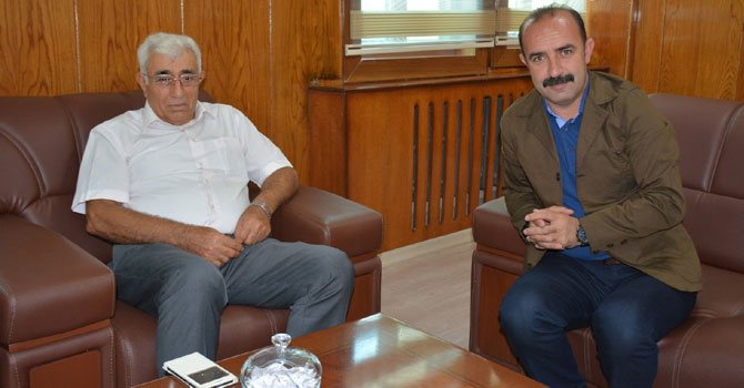 Eski Başkan Ümit'ten Eş Başkan Karaman'a ziyaret