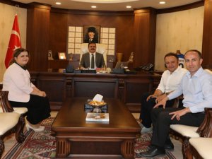 Tayini çıkan hakimlerden Vali Akbıyık'a ziyaret