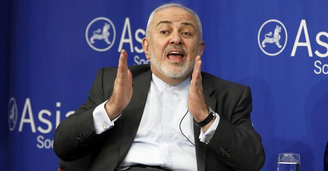 Zarif'ten Trump'a tepki: Savaşa susamışlar