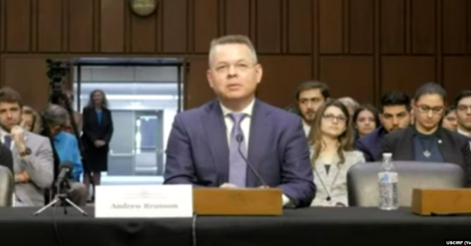 Rahip Brunson'dan Ankara'ya Sert Eleştiriler