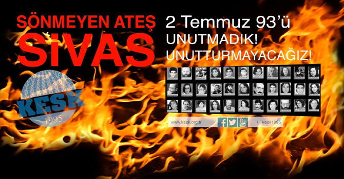 Hakkari KESK: Sivas Katliamı’nı unutmadık!