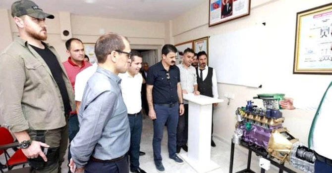 Çukurca'nın ilk sürücü kursu açıldı