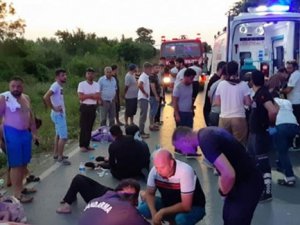 Piknik dönüşü kaza: 23 yaralı