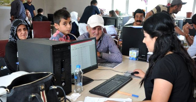 Yüksekova'daki TOKİ konutlarında etap seçimi