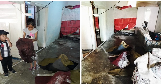 Hakkari'de 8 nüfuslu Aktaş ailesinin evi sular altında kaldı