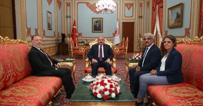 HDP'den Meclis Başkanı Şentop'a ziyaret
