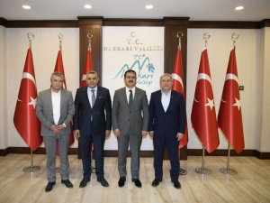 TOBB Daire Başkanı Erbay'dan Vali Akbıyık'a ziyaret!