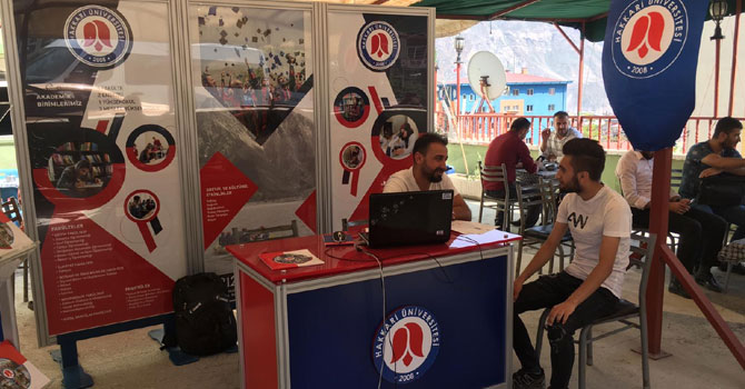 Hakkari Üniversitesi tercih günleri başladı