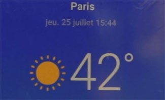 Fransa’da 72 yılın en sıcak günü yaşanıyor